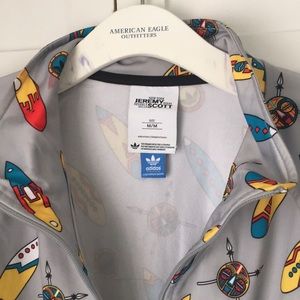 Jeremy Scott for Adidas track jacket, size M